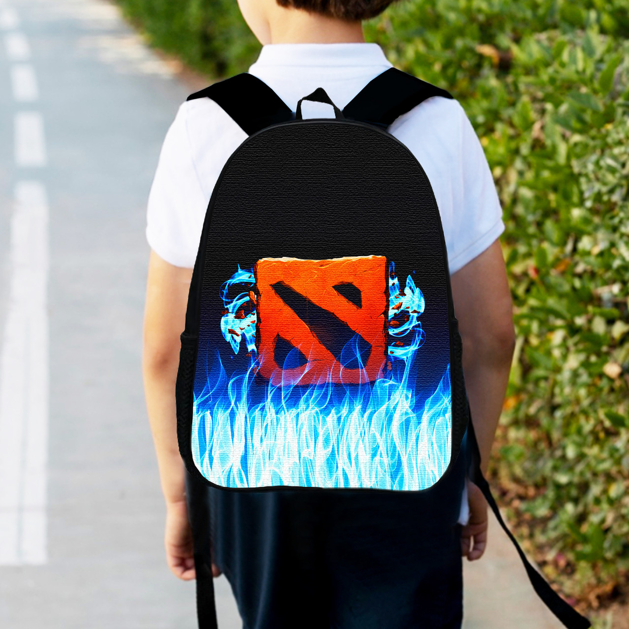 Дитячий рюкзак Dota 2 34х27х13 см, водостійкий оксфорд, різнокольоровий