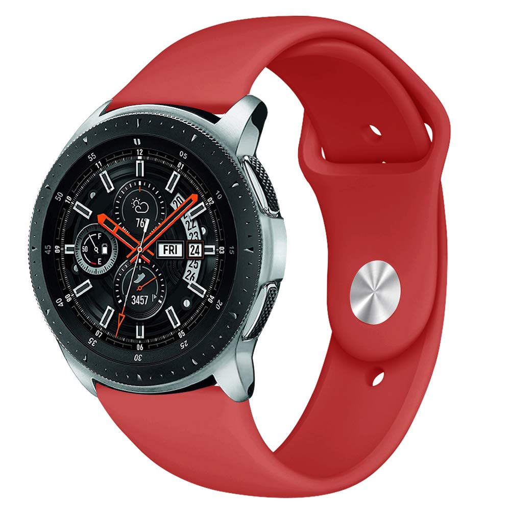 Ремінець BeWatch силіконовий для Samsung Galaxy Watch 46 мм Червоний (1020303)