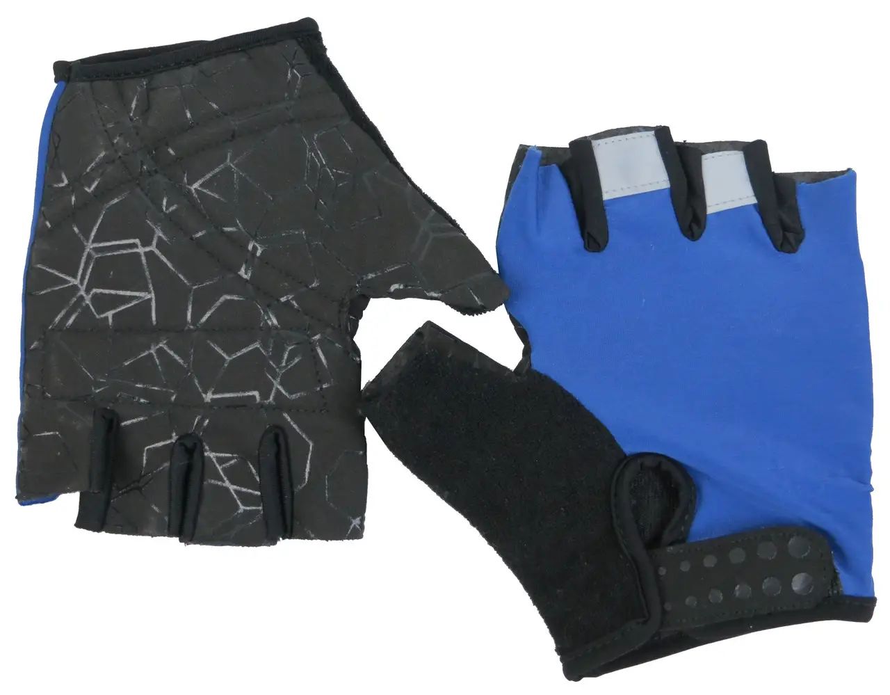 Перчатки велосипедные Crivit 9,5 black-blue (IAN308777 blue)