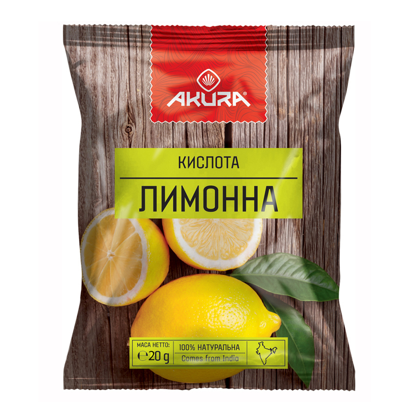 Кислота лимонна Akura 20 г