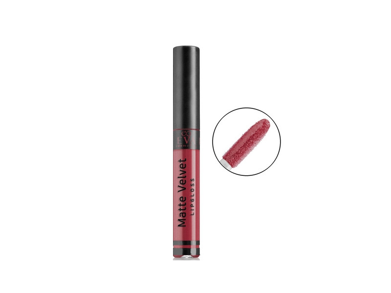 Матовий блиск для губ Eva Cosmetics Matte Velvet Відтінок №8