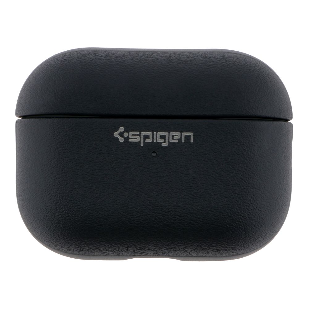 Футляр с нейлоновым шнурком Spigen Leather Armor Airpods 4 Black (36331_3607337)