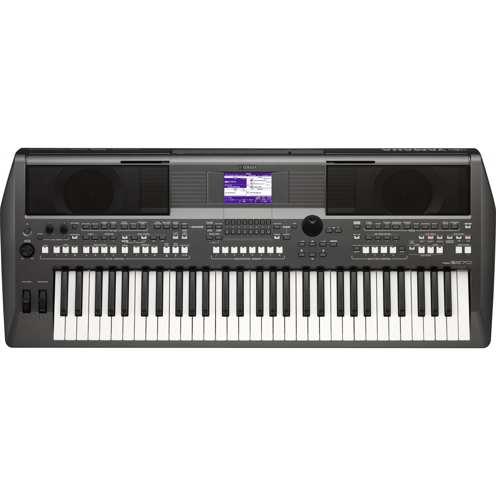 Робоча станція Yamaha PSR-S670 Black (PL00671)