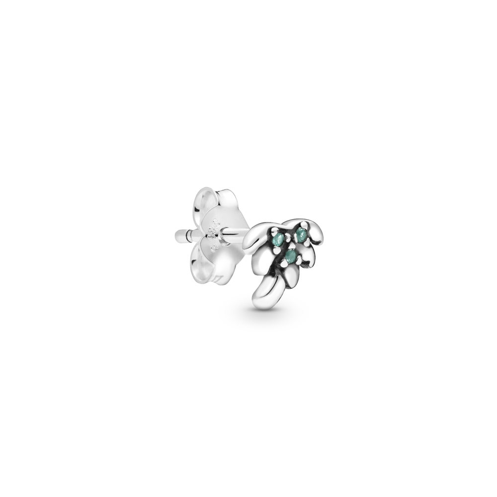 Срібна сережка No Brand Моя пальма 298544C01 (1713078215)