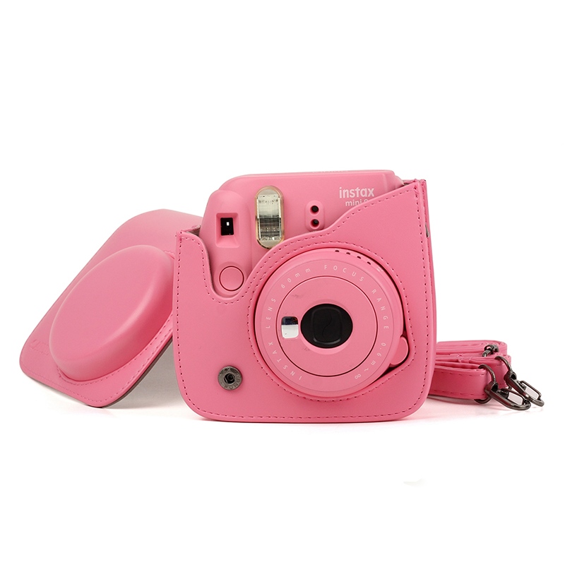 Чохол-кейс для камери моментального друку Fujifilm Instax Mini 9 Caiul Рожевий (CA-P03)