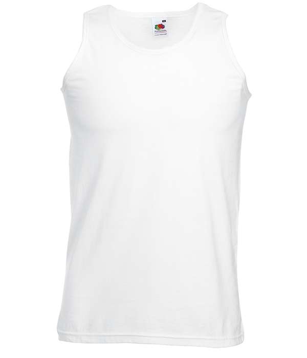 Майка Fruit of the loom Athletic vest L Білий (61-098-0)