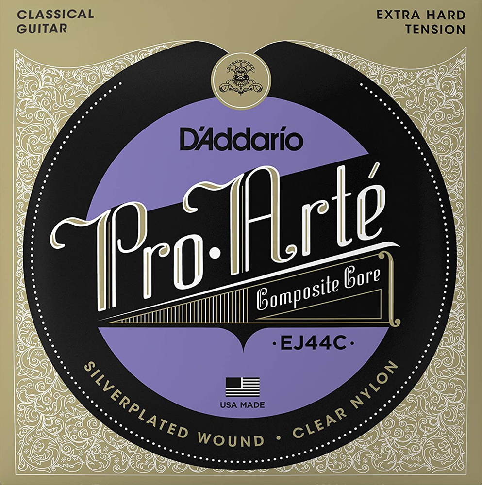 Струны для классической гитары D'Addario EJ44C Classical Silverplated Wound Nylon Extra Hard Tension