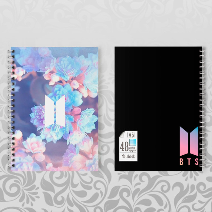 Скетчбук Цветы BTS Flowers (7286) Fan Girl