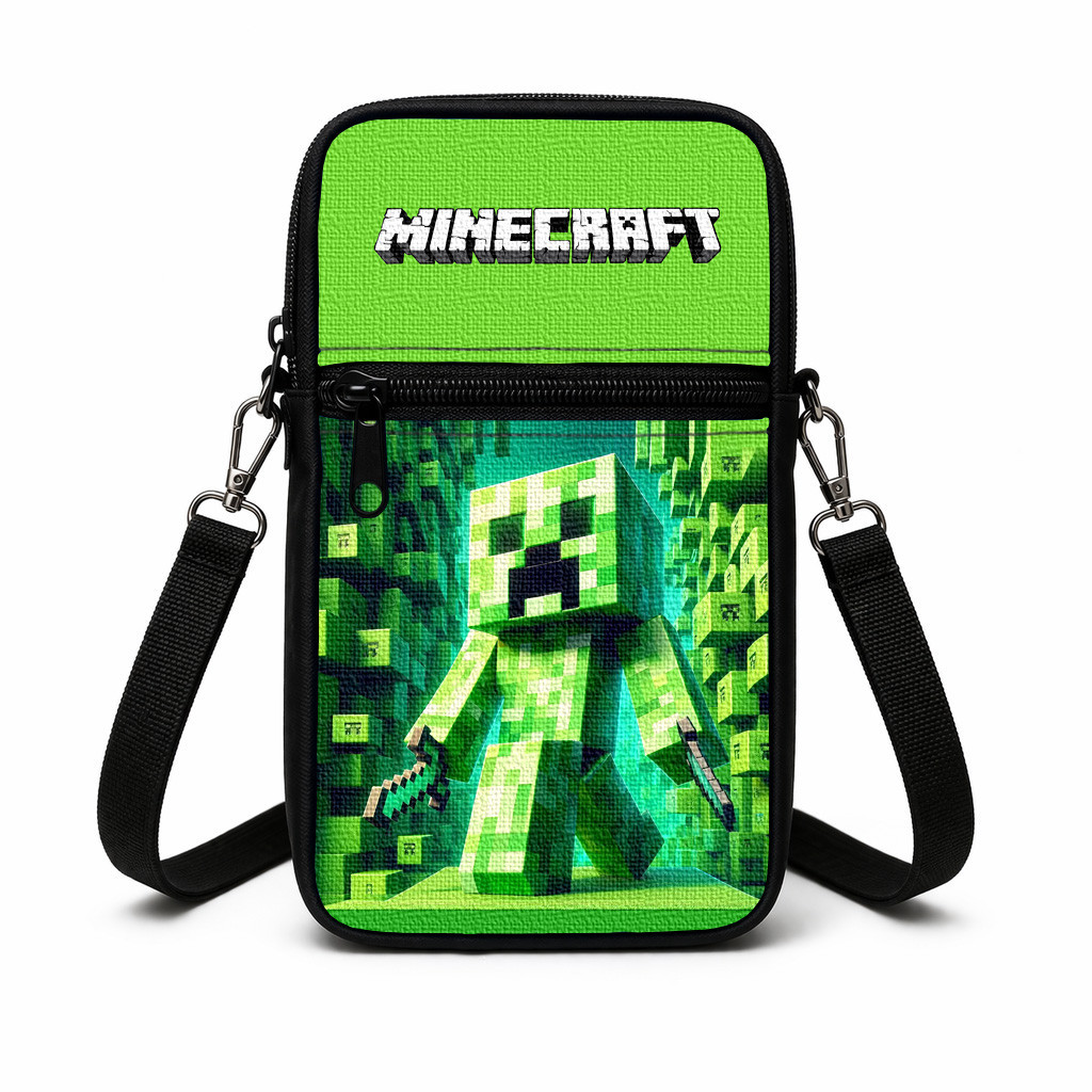 Дитяча сумка через плечо з принтом Minecraft 19×10×5 см — арт. 3015352199