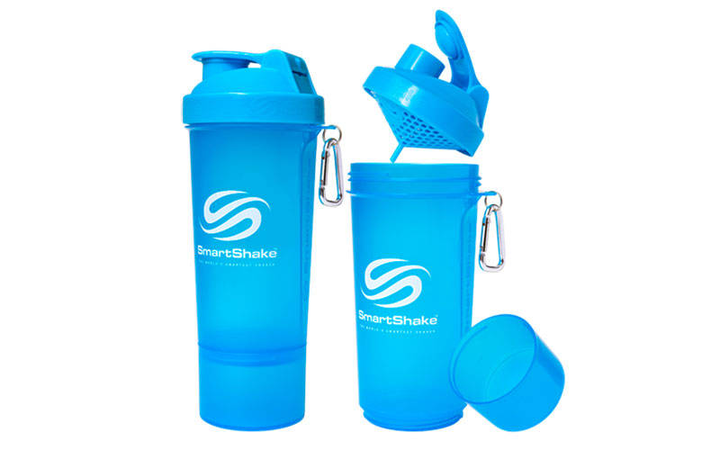 Шейкер planeta-sport 2-х камерний для спортивного харчування Smart Shaker Slim FI-5054