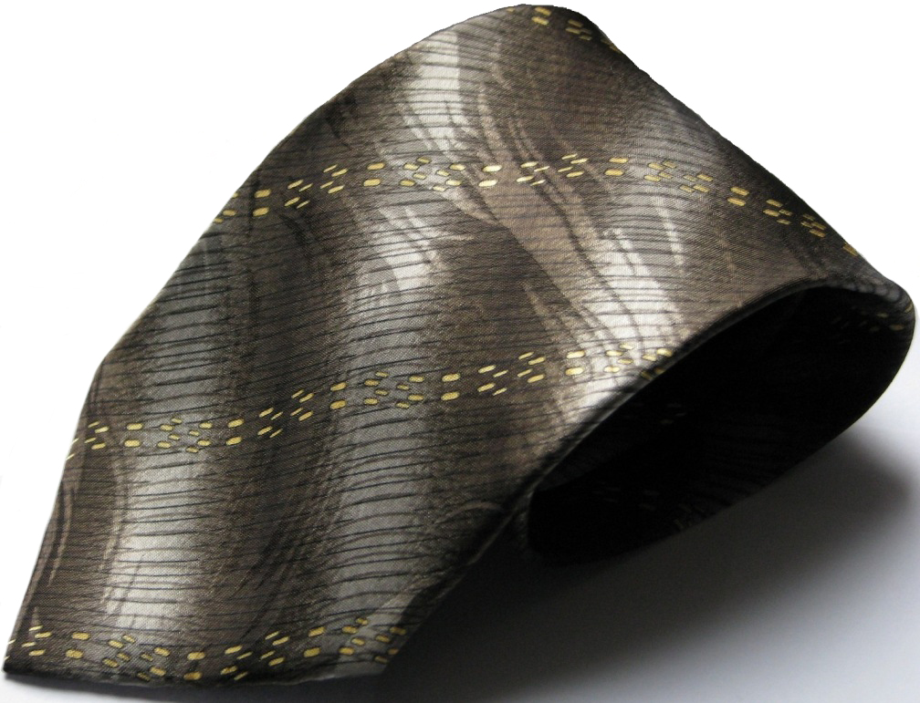 Шовкова краватка стандартна Schönau - 134 Коричнева