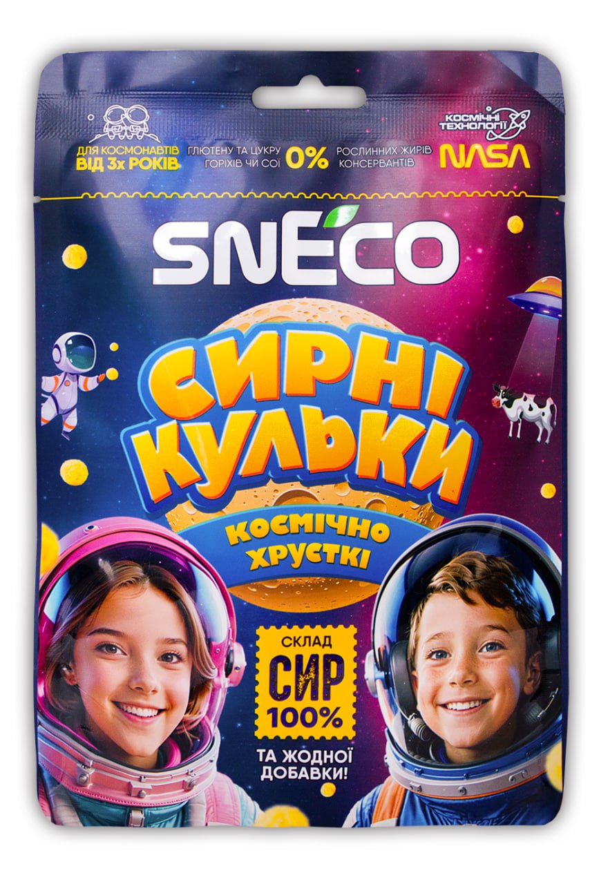 Сир сушений snEco Космічний 28 г