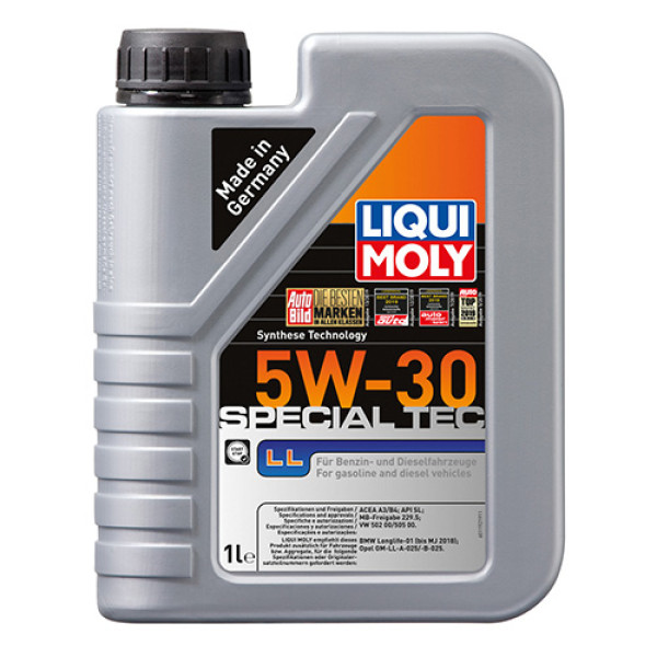 Синтетическое моторное масло Liqui Moly Special Tec LL SAE 5W-30 1 л