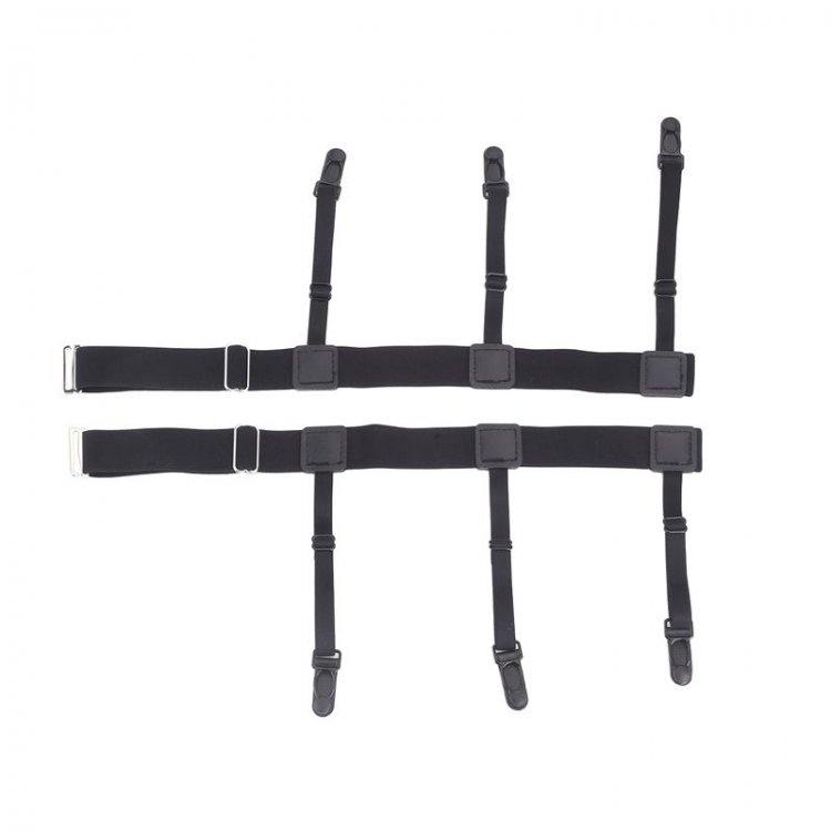 Подтяжки для рубашки Handmade Pdr-10108 под приталенные брюки Черный (PDR-10108)