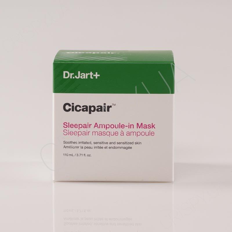 Несмываемая ночная маска для чувствительной кожи лица Dr. Jart+ Cicapair Sleepair Ampoule-in Mask 110 мл (8809642711631)