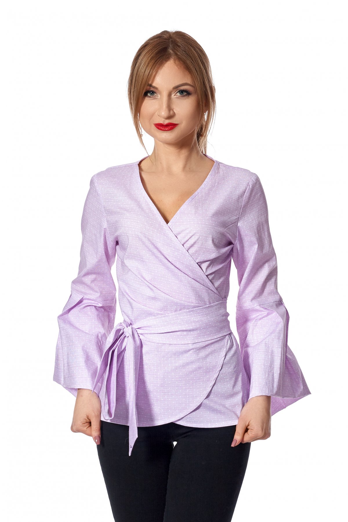 Блуза SL-FASHION 46-48 Рожевий (SLF-445.02-2)