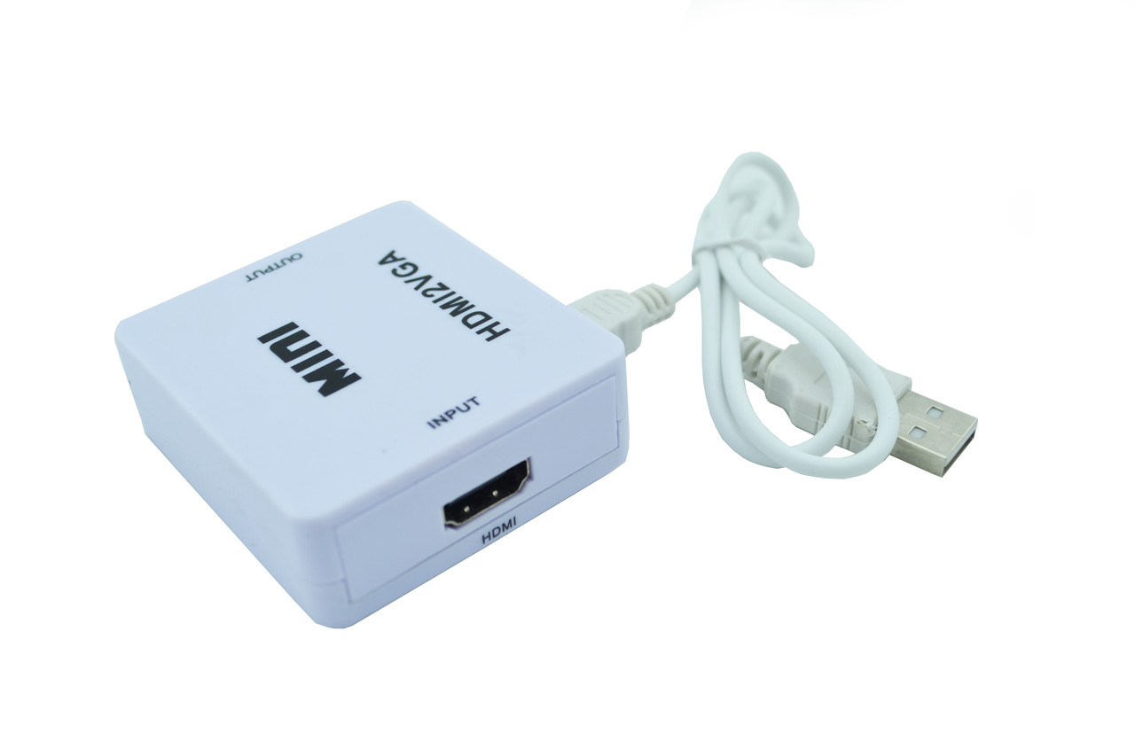 Конвертер відеосигналу HDMI to VGA + аудіо перехідник (np2_0803)