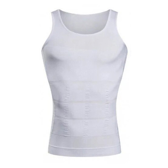 Майка для похудения утягивающая Slim`N Lift мужская White, XL (kz096-hbr)