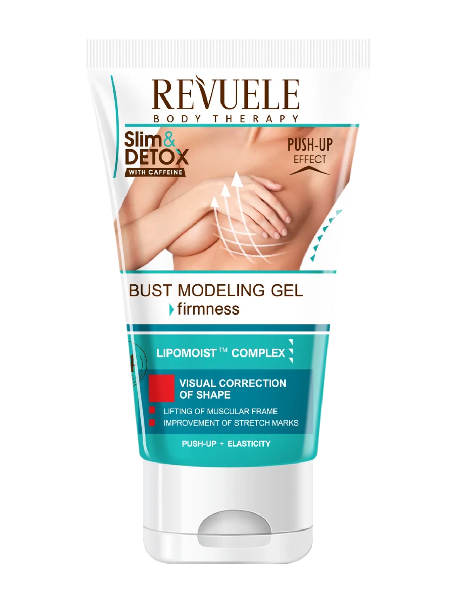 Моделюючий гель для погруддя з кофеїном Revuele Slim  Detox 150 мл