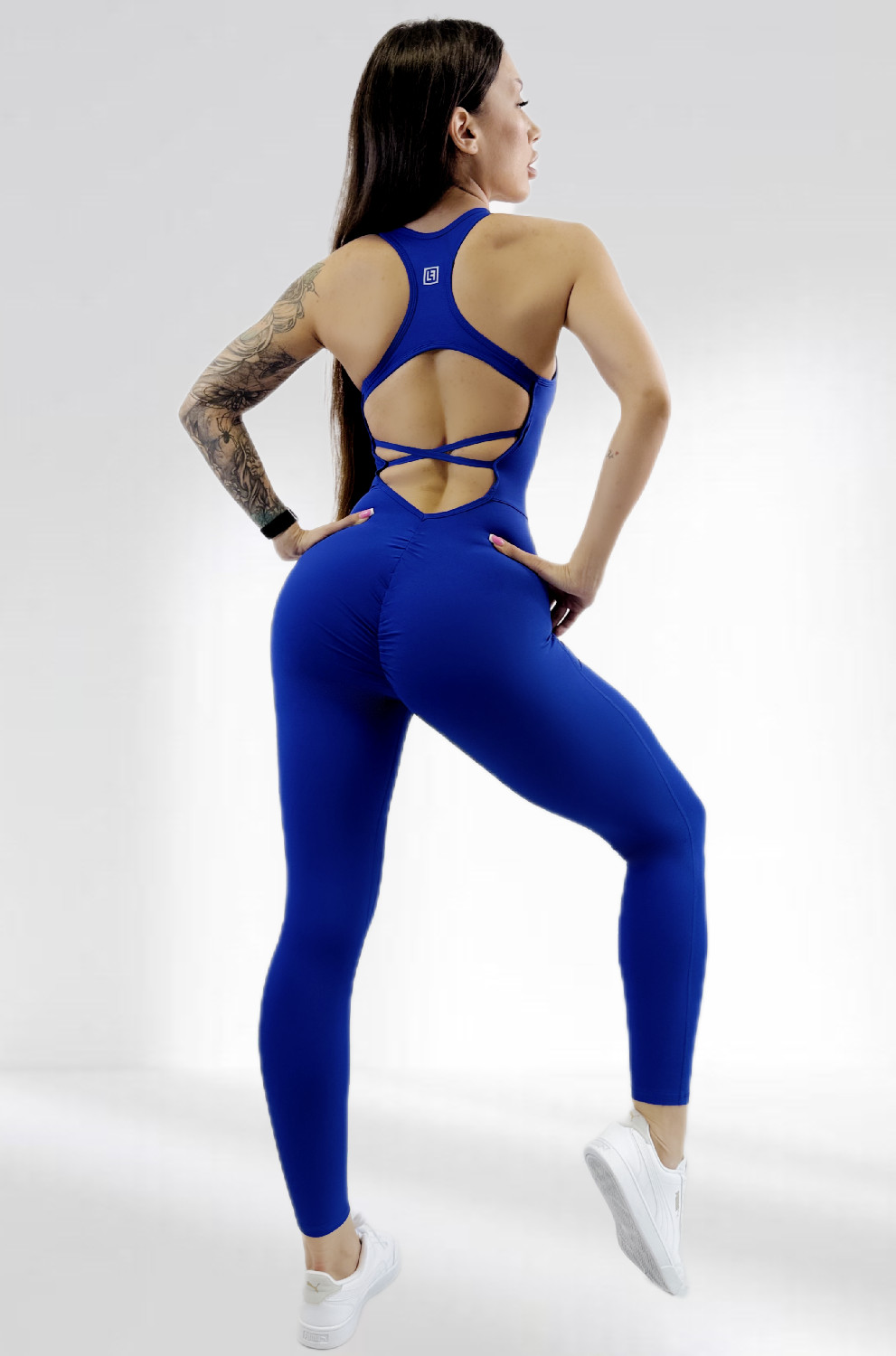 Спортивный комбинезон женский LILAFIT Синий M (LFJ000043)