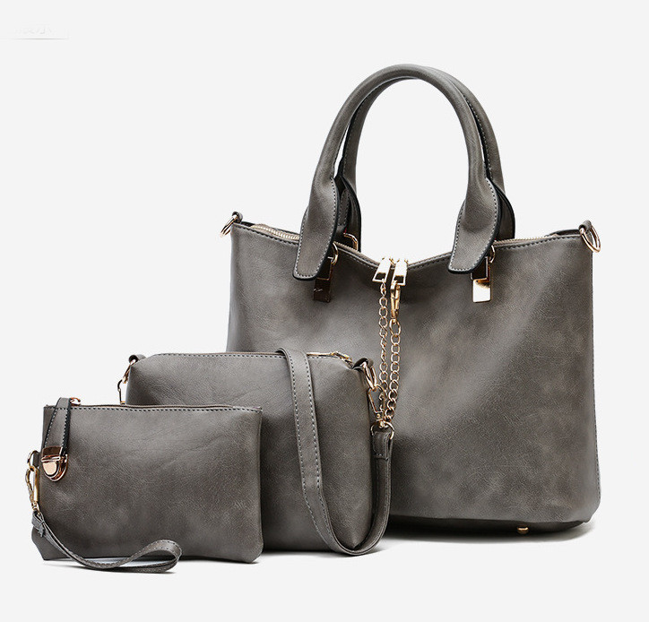 Жіночий набір сумок AL-7500-77 Темно-сірий 3 шт