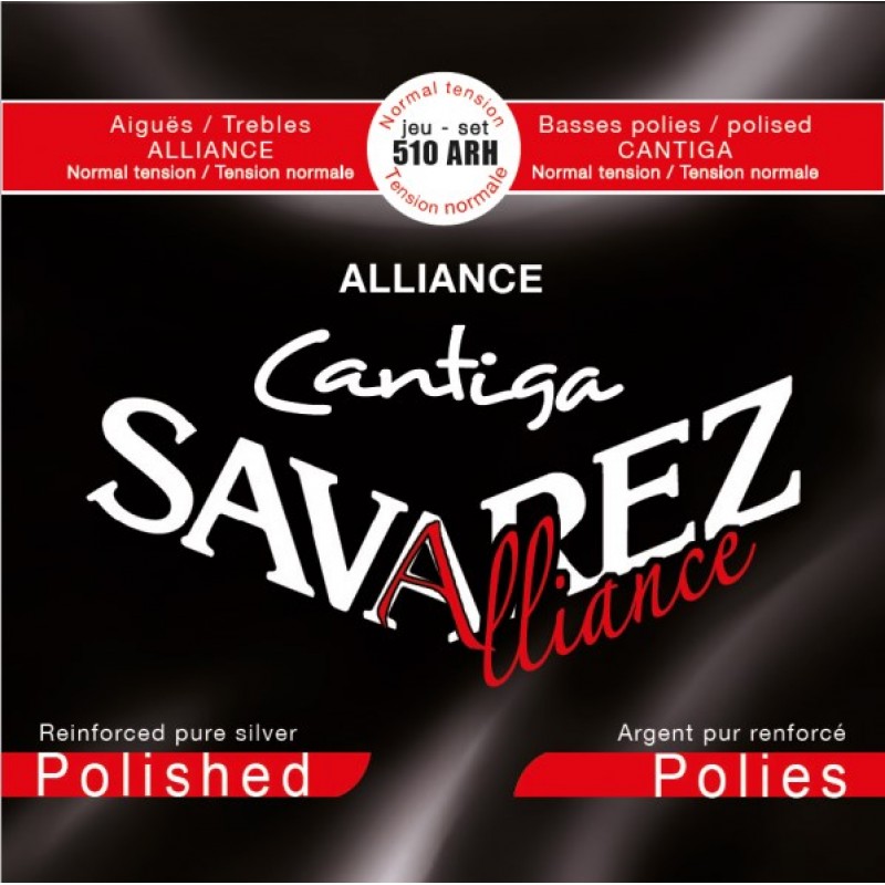 Струни для класичної гітари Savarez 510ARH Alliance Cantiga Polished Classical Guitar Strings