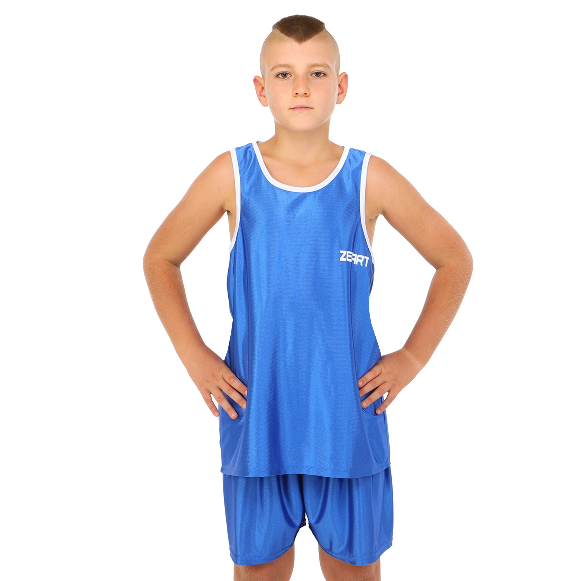 Форма боксерская детская Zelart CO-8943 M 135-145 см Синий