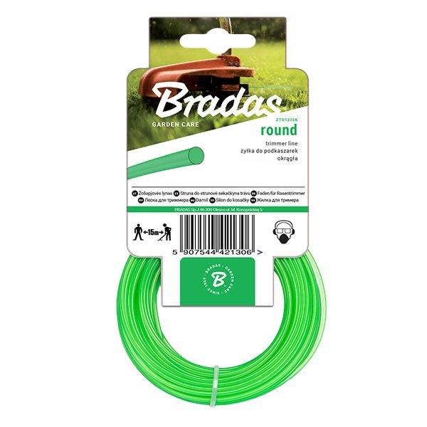 Леска для триммера TRIMMER круг 3 мм 50 м Bradas