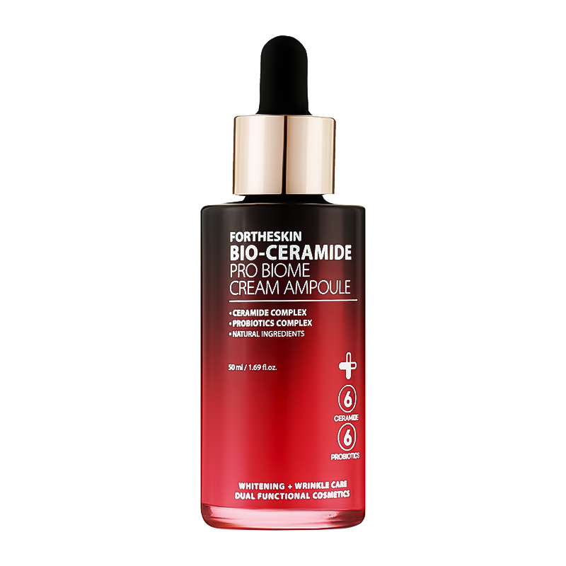 Крем-сироватка для обличчя з керамідами Bio Ceramide Biome Cream Ampoule Fortheskin 50 мл (8809598150379)