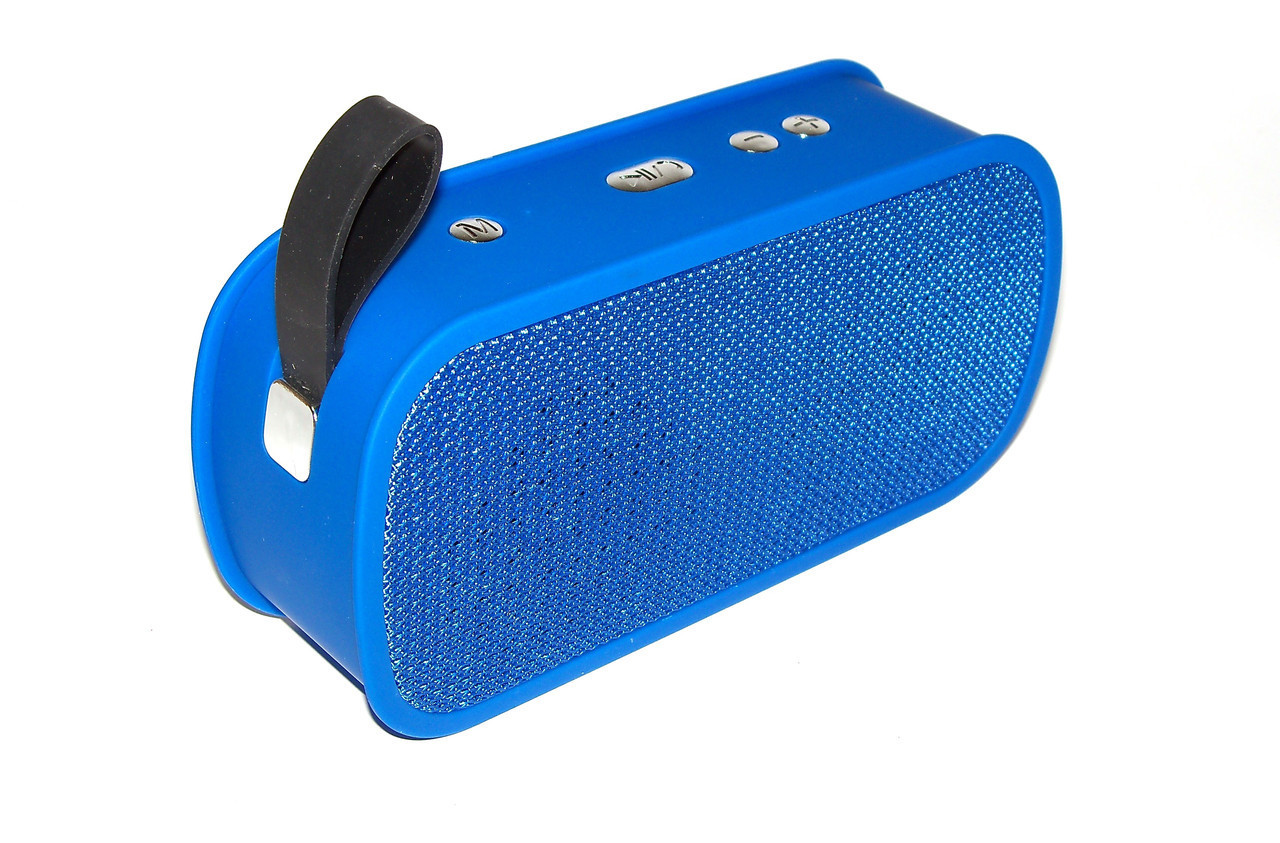 Портативная колонка блютуз колонка MP3 плеер SPS M168 Blue (006347)