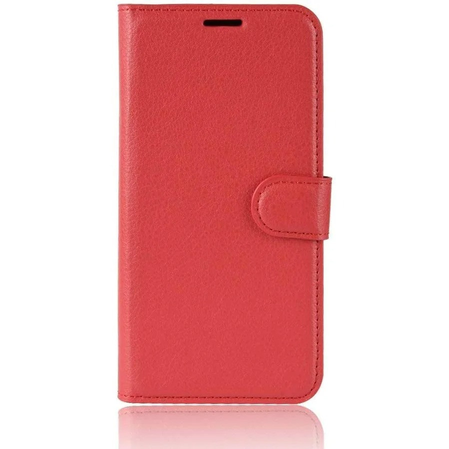 Чехол-книжка Litchie Wallet для Samsung G985 Galaxy S20 Plus Red