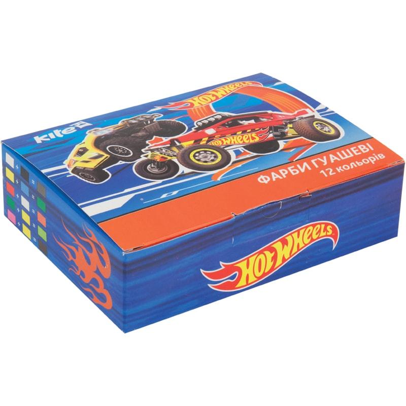 Гуаш Kite Hot Wheels 12 кольорів (HW17-063)