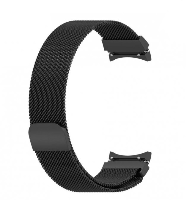 Ремешок со специальным коннектором BeWatch Samsung Galaxy Watch 4 Milanese loop Черный (1410207)