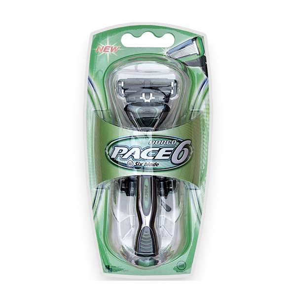 Бритва Dorco Pace 6 + 2 сменные кассеты (3017)