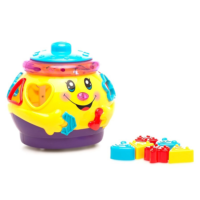 Музичний розвиваючий 	Limo Toy Горщик 23*23*15 см Різнокольоровий (0915/2056)
