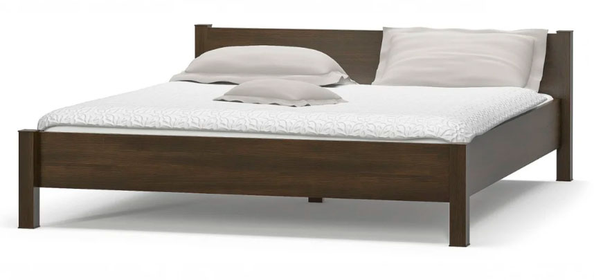Ліжко Фантазія Меблі Сервіс із ламелями 160х200 Венге темний (psg_UK-6415014)