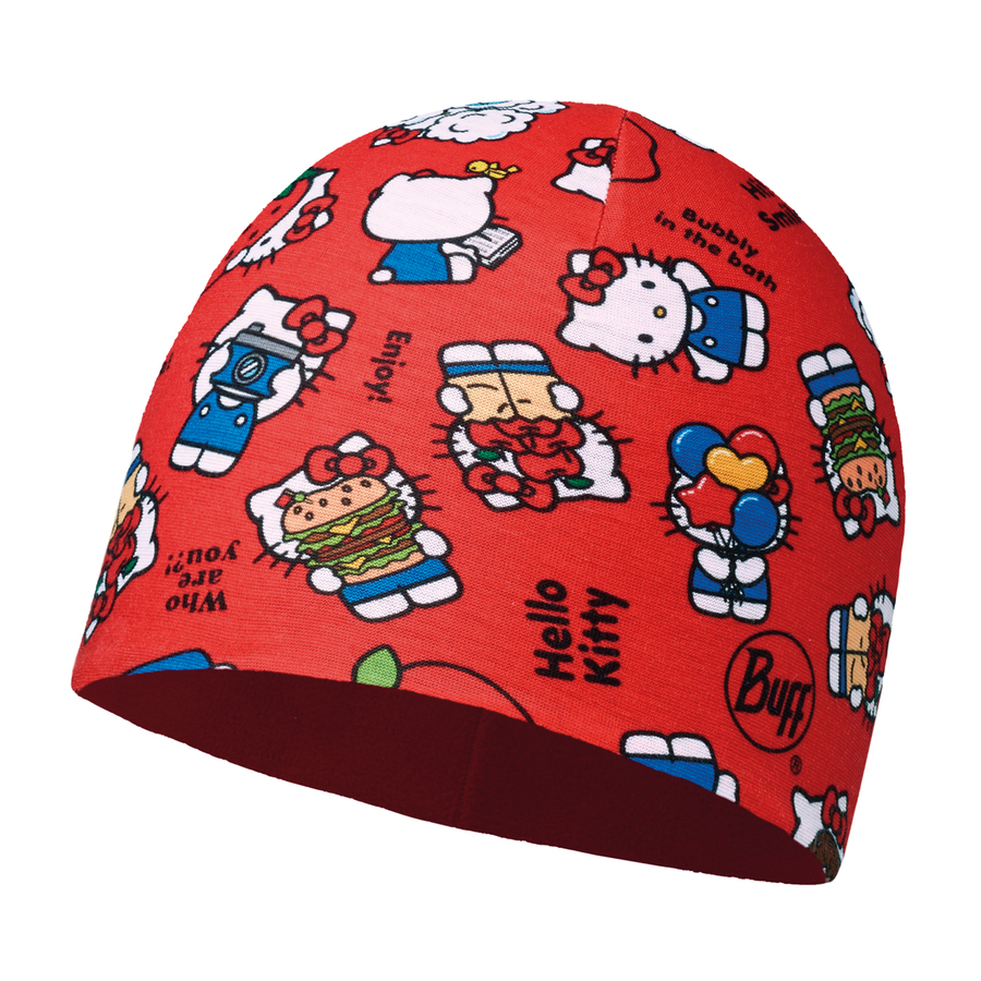 Шапка Buff Child Microfiber & Polar Hat Hello Kitty Foodie Red One Size Красный