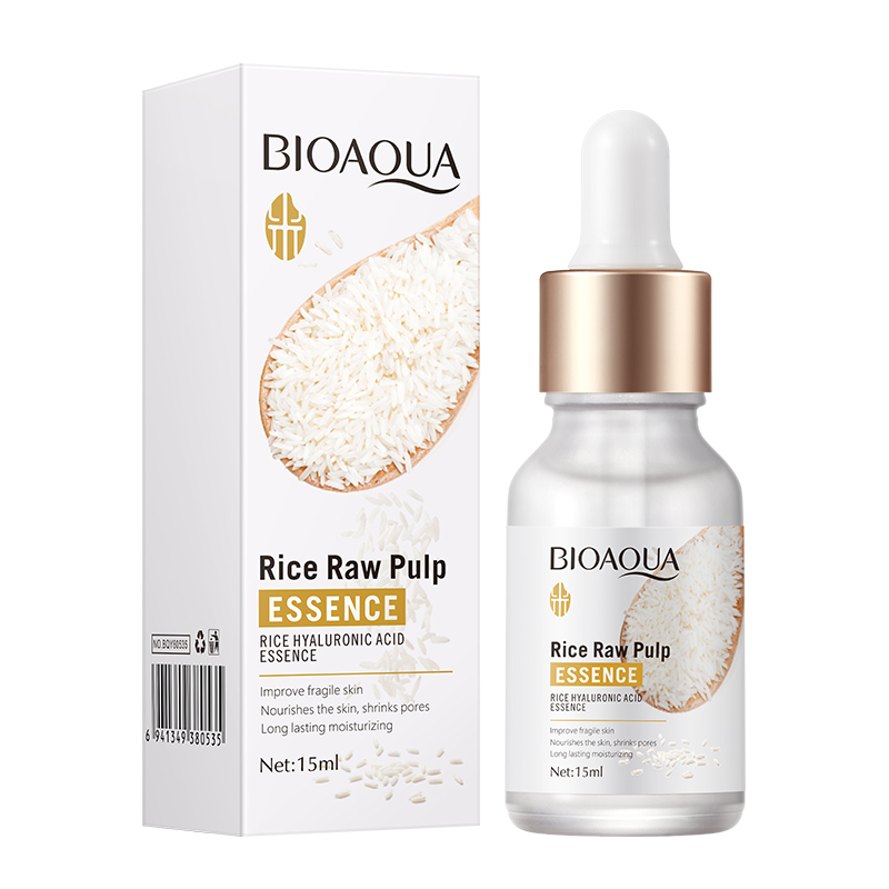 Омолаживающая сыворотка Bioaqua Rice Raw Pulp с экстрактом риса 15 ml