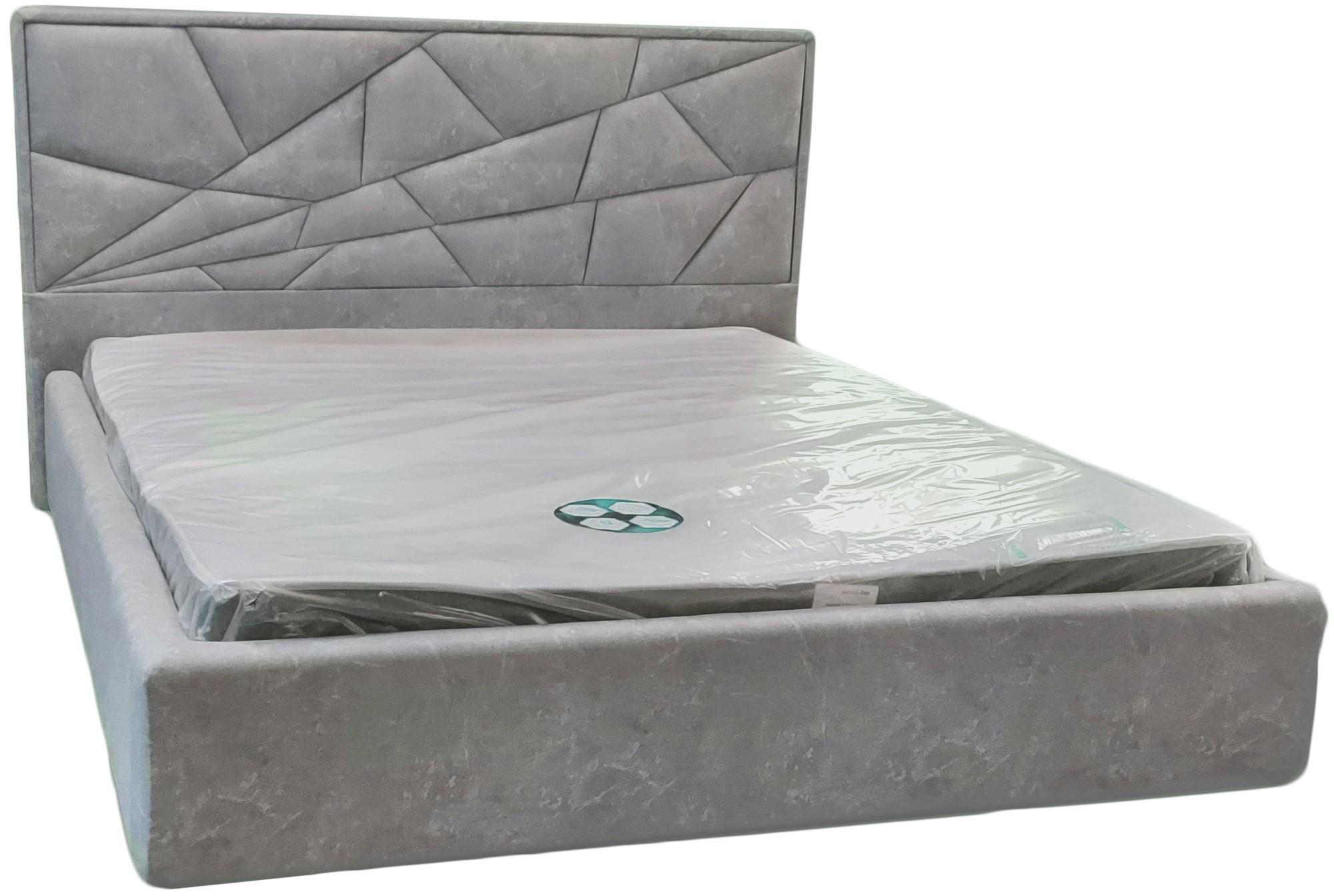 Кровать двуспальная BNB Trinidad Premium 160 х 200 см Simple Серый