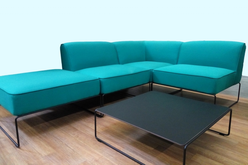 Модульний диван та столик для вулиці CRUZO Діас Зелений (d0006)