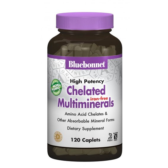 Мультиминеральный комплекс Bluebonnet Nutrition Chelated Magnesium Albion 120 Caps