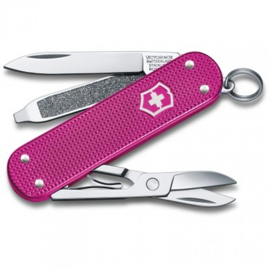 Ніж Victorinox Classic SD Alox Colors Рожевий (1049-Vx06221.251G)