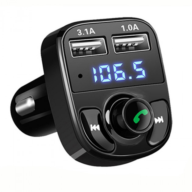 ФМ модулятор FM трансмиттер CAR X8 с Bluetooth MP3 (X8)