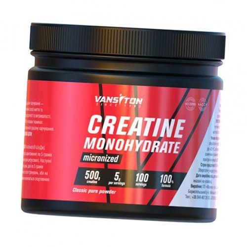 Креатин Моногидрат Creatine Monohydrate Ванситон 500г (31173004)