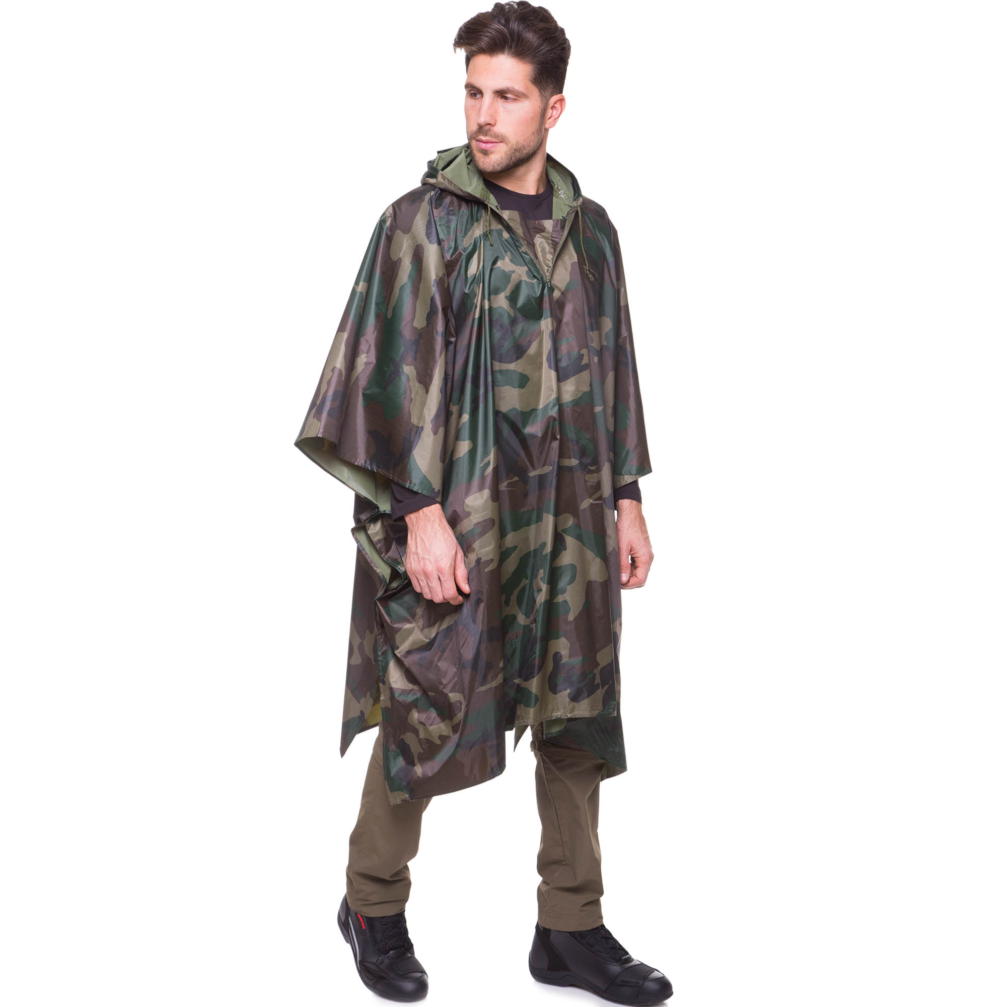 Дождевик плащ-палатка Zelart TY-0548 107*145 см Camouflage (MR11119)