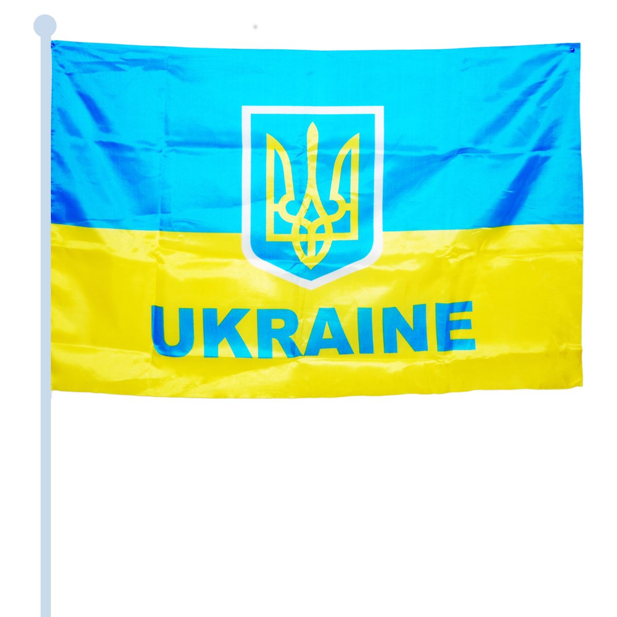 Флаг Украины с тризубом MiC 60х90 см (F-60-90)