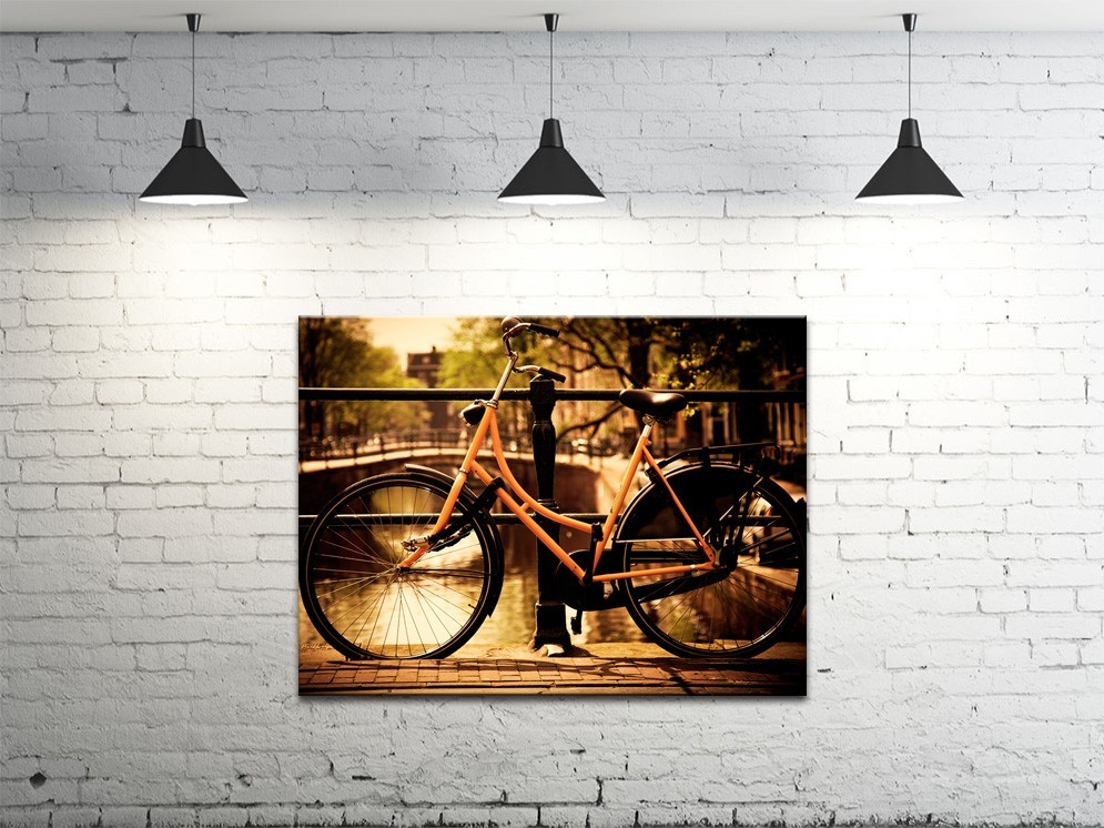 Картина на полотні ProfART S4560-g282 45 x 60 см Велосипед (hub_hDpq63634)