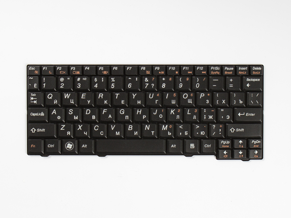 Клавіатура для ноутбука LENOVO S10-2/S100C Black RU (A52056)