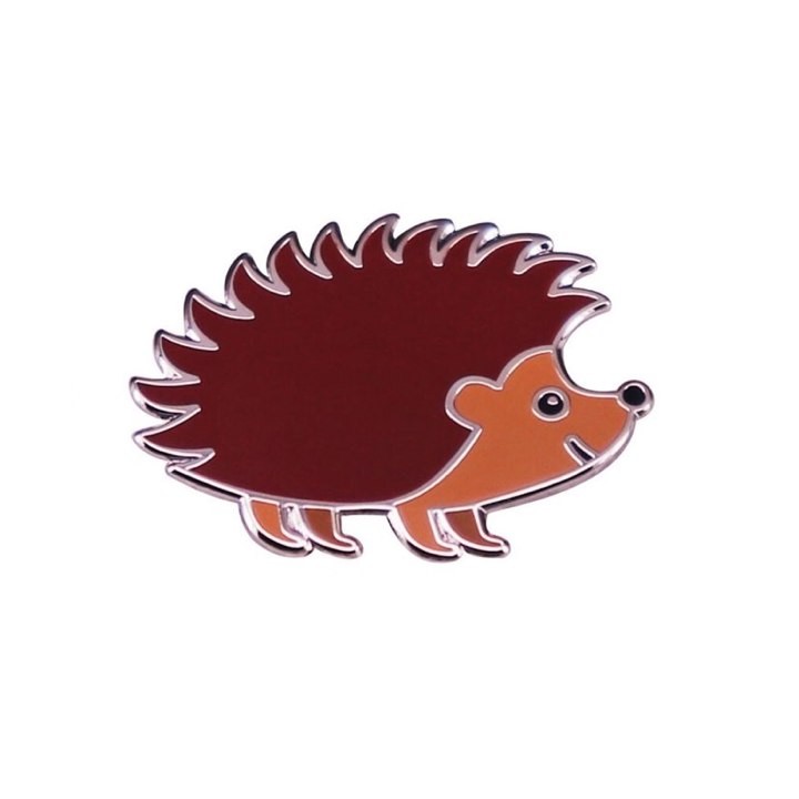 Значок BROCHE Ёжик коричневый BRGV113434
