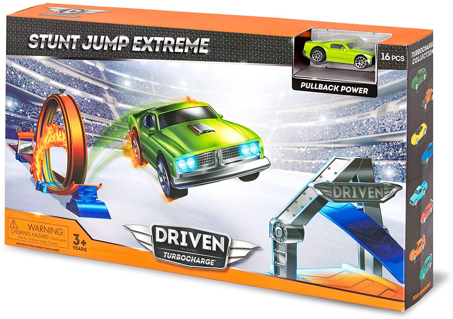 Игровой набор DRIVEN TURBOCHARGE STUNT JUMP EXTREME 16 эл. 